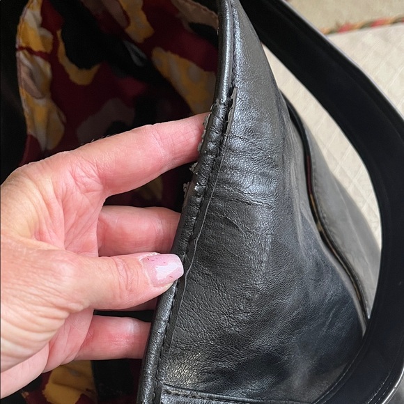 Anne Klein Black Studded Shoulder Bag - Picture 6 of 13